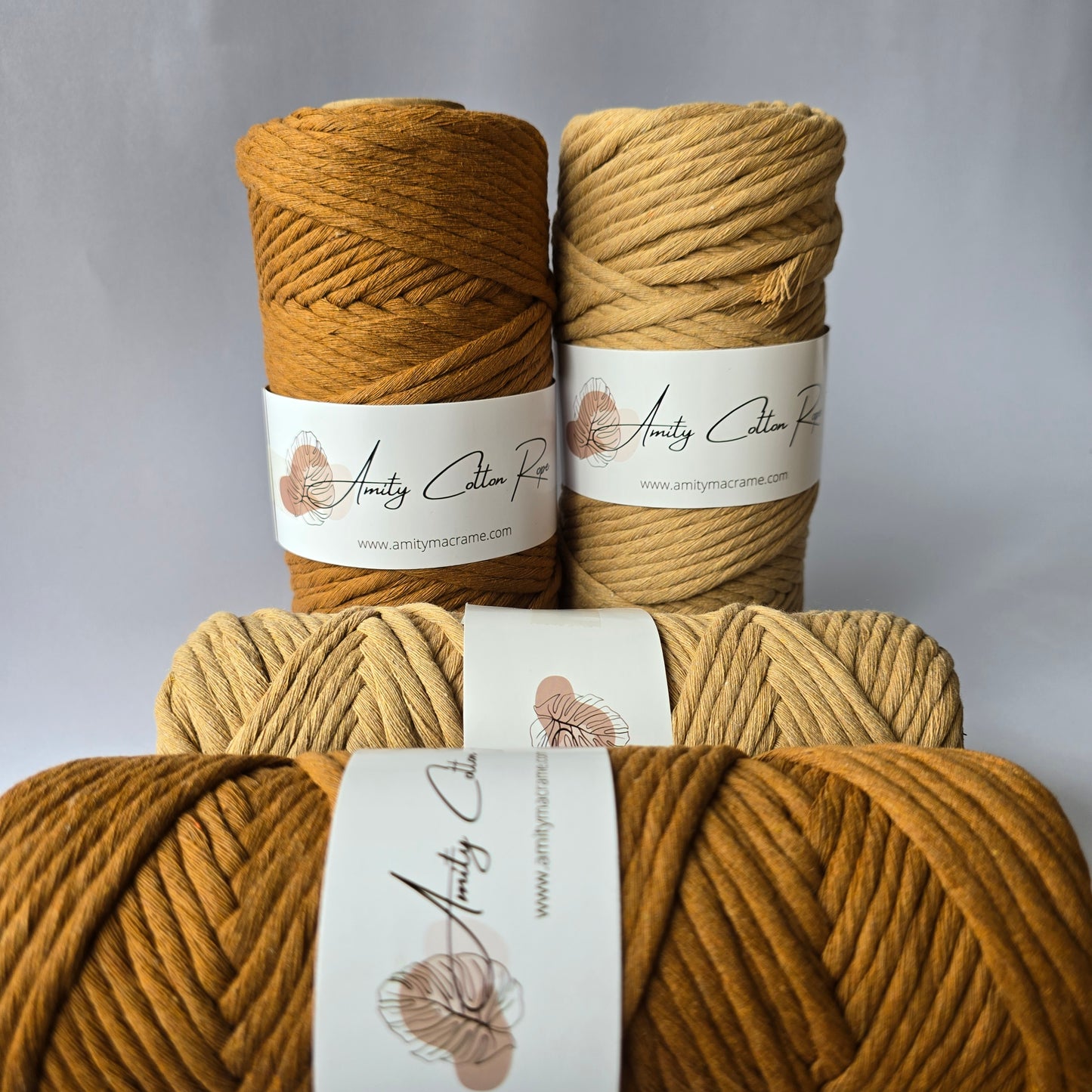 Hilo Peinable 4mm - Hilaza Macramé Premium 50 y 100 metros