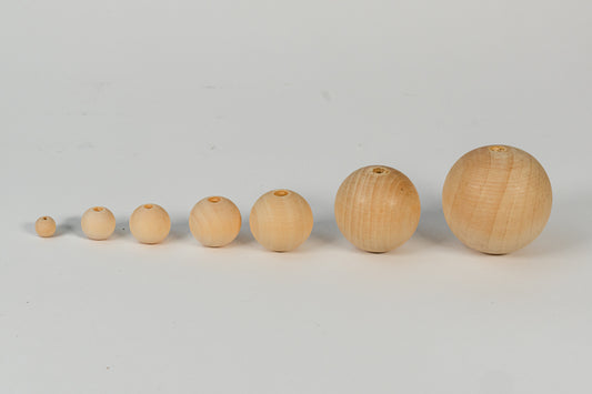 Paquetes de Bolas - Bolitas de madera - cuentas de madera - mullos madera