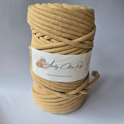 Cordón Trenzado con alma 6mm 50 Metros - Cuerda Macramé Premium
