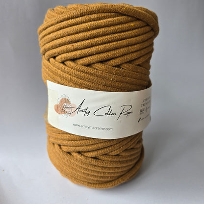 Cordón Trenzado con alma 6mm 50 Metros - Cuerda Macramé Premium