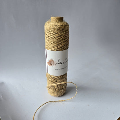 Yute 1mm 100 Metros - Hilo fibra yute natural delgado
