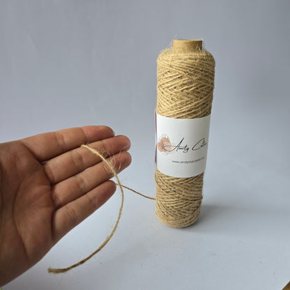 Yute 1mm 100 Metros - Hilo fibra yute natural delgado