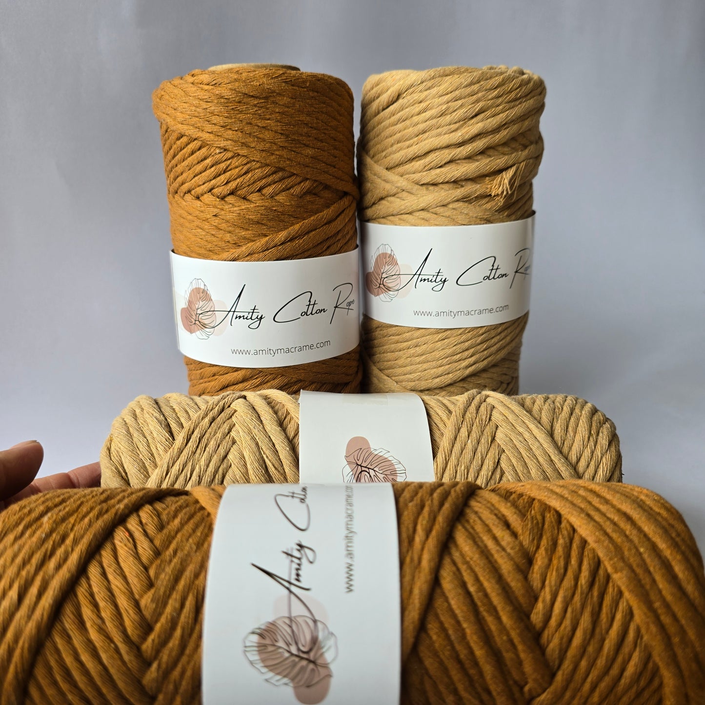 Hilo Peinable 4mm - Hilaza Macramé Premium 50 y 100 metros