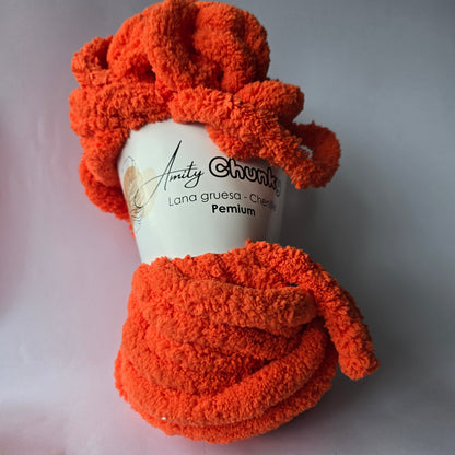 Amity Chunky - Lana Chenille Premium XXL - Hilo Peluche Jumbo