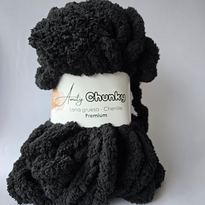 Amity Chunky - Lana Chenille Premium XXL - Hilo Peluche Jumbo