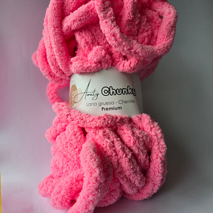 Amity Chunky - Lana Chenille Premium XXL - Hilo Peluche Jumbo