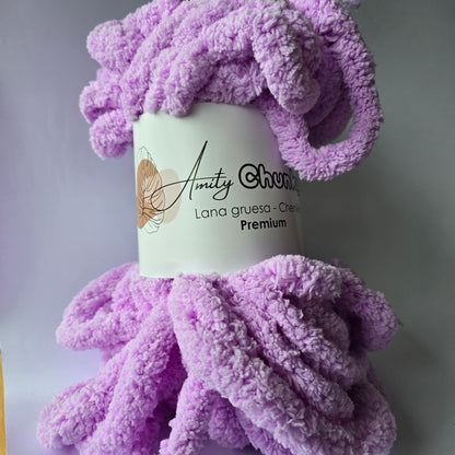 Amity Chunky - Lana Chenille Premium XXL - Hilo Peluche Jumbo