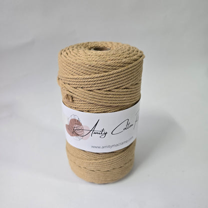 Hilo Torcido 3mm 200 Metros - Piola Macramé Premium