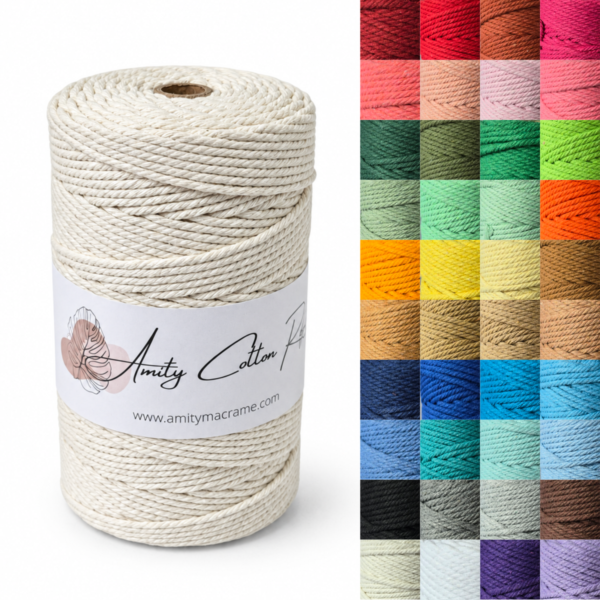 Hilo Torcido 3mm 200 Metros - Piola Macramé Premium