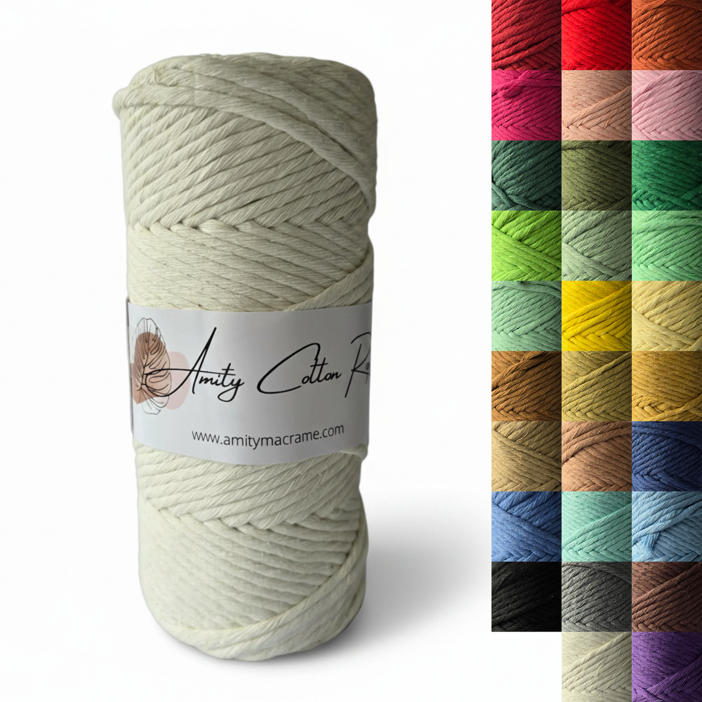 Hilo Peinable 4mm - Hilaza Macramé Premium 100 metros