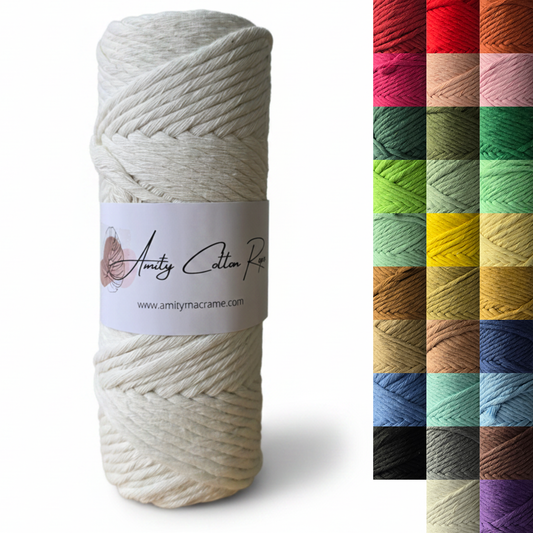 Hilo Peinable 4mm - Hilaza Macramé Premium 50 metros