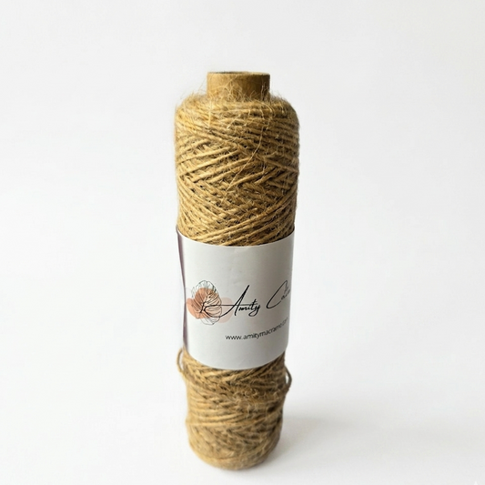 Yute 1mm 100 Metros - Hilo fibra yute natural delgado