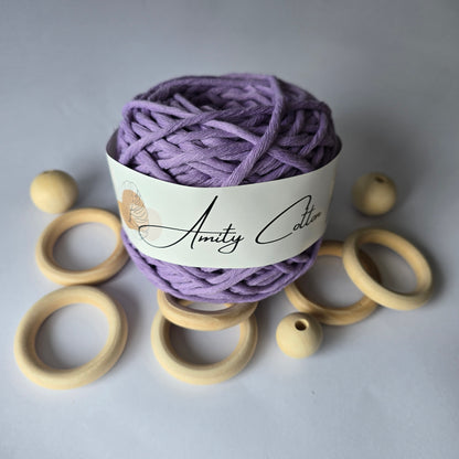 Hilo Peinable 4mm - Hilaza Macramé Premium 200 gramos