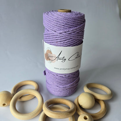 Hilo Torcido 3mm 100 Metros - Piola Macramé Premium