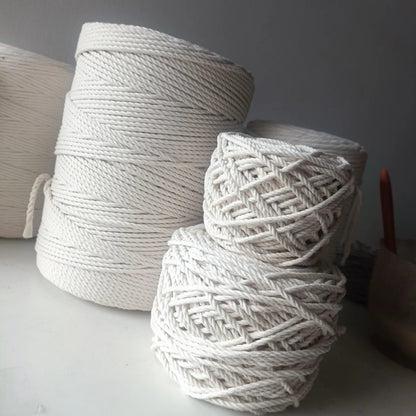 Hilo - Piola trenzada o torcida 4mm