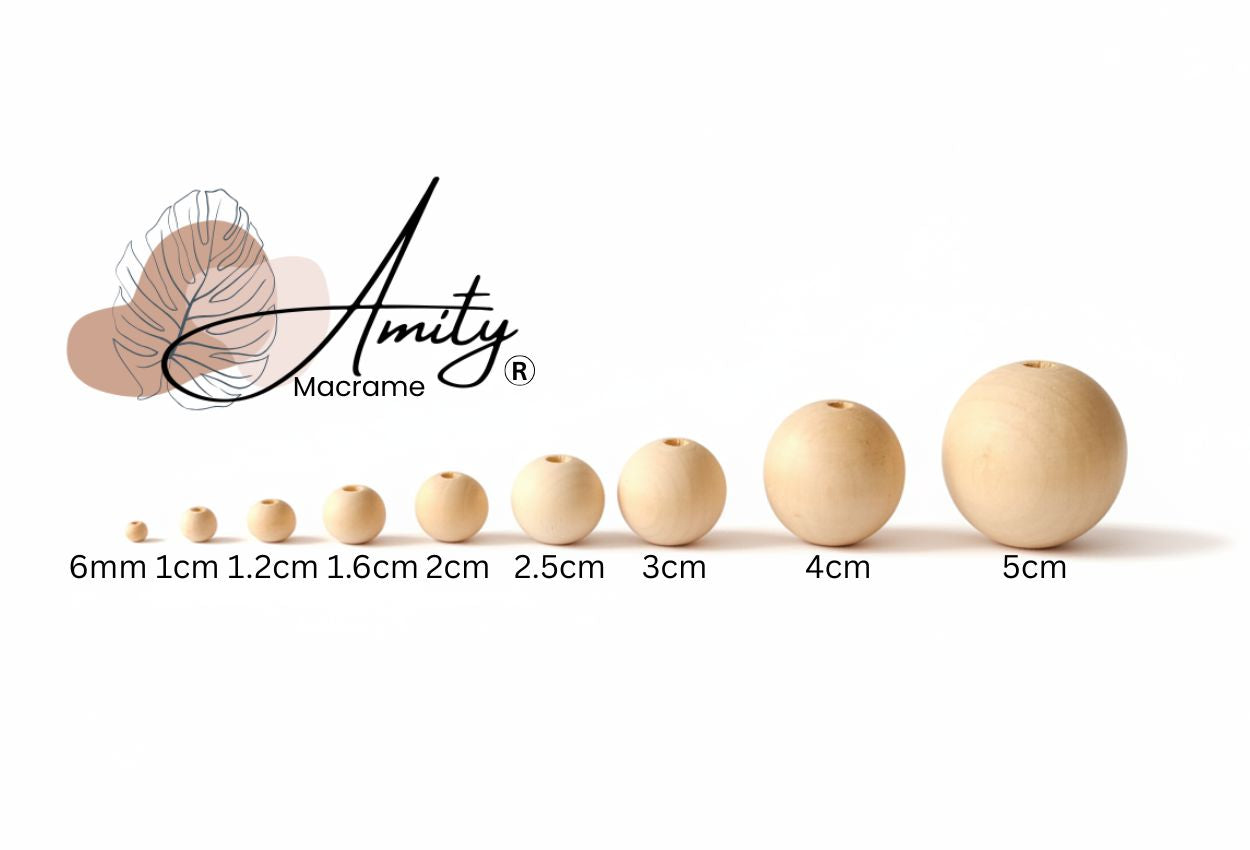 Paquetes de Bolas - Bolitas de madera - cuentas de madera - mullos madera