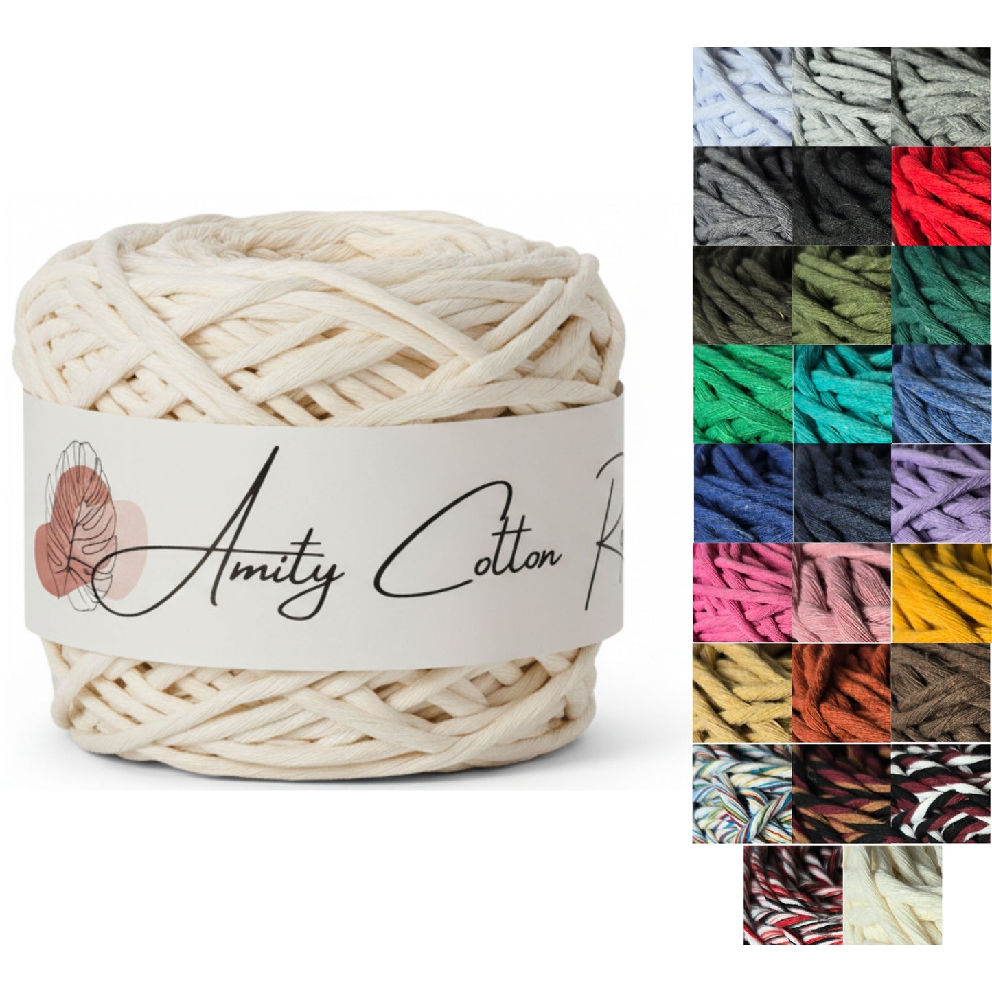 Hilo Peinable 4mm - Hilaza Macramé Premium 200 gramos