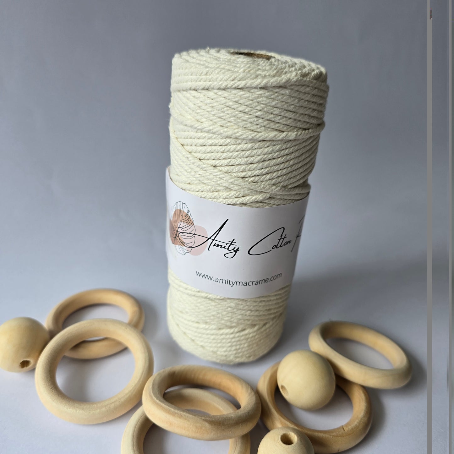 Hilo Torcido 3mm 100 Metros - Piola Macramé Premium