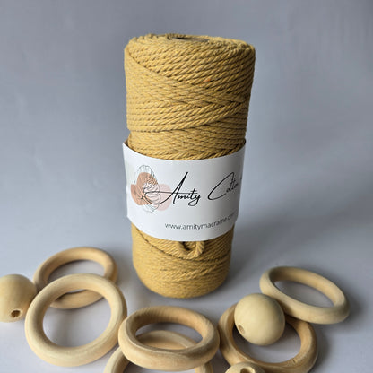 Hilo Torcido 3mm 100 Metros - Piola Macramé Premium